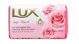 Lux Seife Soft Touch, Rosa und Mandelöl, 80 g, mehrfarbig,...