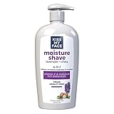 Kiss My Face Moisture Shave 11oz Lavender & Shea Pump (2 Pack) by...