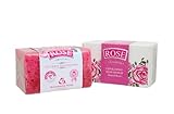 Rose Original Glycerin Soap-Sponge