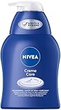 NIVEA Creme Care Pflegeseife (250 ml), milde Handseife mit...