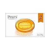 Pears Bar Soap 100g Transparent (Amber) Twin Pack, 230 g
