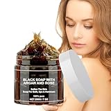 Schwarze Seife mit Argan und Rose,Marokko...