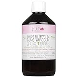 500 ml Echtes Rosenwasser Bio Organic Rose Water 100% naturreines...
