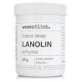 Lanolin Wollfett anhydrat 250g - wasserfrei und kaum Geruch -...