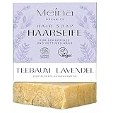 Meina Bio Haarseife für fettiges Haar gegen Schuppen mit...