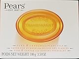 Pears Transparent Bar Soap, Gentle Care Natural Glycerin, 3.5 Oz....