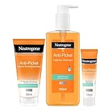 Neutrogena Anti-Pickel Skincare Set mit Tägliches Waschgel (200...