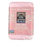 One with Nature Dead Sea Bar Soap, Rose
