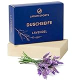 larum sports Lavendel Seife, Duschseife, festes Duschgel, feste...