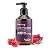Jean & Len Alchimiste Handseife Rhubarb & Raspberry, reinigt und...