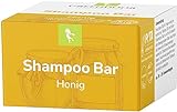 GREENDOOR Bio Shampoo Bar Honig 75g, festes mildes Haarshampoo...