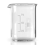 JUSTSWAGDDEEFF 1 x 100ml Becherglas aus hitzefestem...
