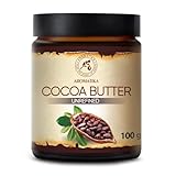 Cocoa Butter 100g Glas - Südafrika - Kakao Butter Unraffiniert -...