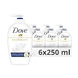 DOVE Waschcreme, Pumpe, Original, 250 ml, 6 Stück (6 x 250 ml)