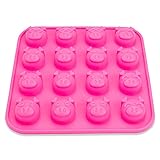 Silikonform mit 16 Schweinchen, Eiswürfelform Schwein,...