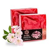 Panu Seifen Sakura - Vegane Duschseife für alle Hauttypen -...