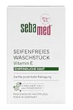 Sebamed seifenfreies Waschstück 100 g, mit Vitamin E, für die...