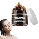 1 Stück Marokko Schwarze Seife Mit Morocco Body Scrub Black Soap...