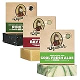 Dr. Squatch Natürliches Seifenstück für Männer, 3er-Pack zur...