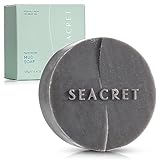 SEACRET Seife Stück - Mud Soap, Schlammseife Seifenstück mit...