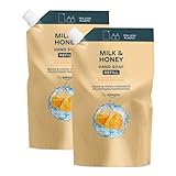 by Amazon Milk & Honey Handseife Nachfüllpack, 2 x 1000 ml