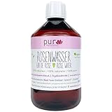 pur Manufaktur Bio Rosenwasser 100% naturreines Rosen-Hydrolat...