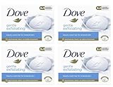 Dove Seife Gentle Peeling Soap Bar (4 x 90 g)