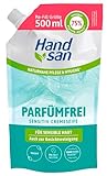 Hand san Cremeseife parfümfrei Nachfüllbeutel 500ml, parfüm-,...