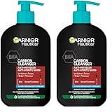 Garnier Hautklar Waschgel, BHA Carbon Cleanser mit Kohle,...