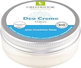 GREENDOOR Deo Creme Ohne Aluminium/Alkohol vegan 50ml – 6...