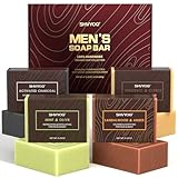 4 Stück Natürliche Herrenseife, Handgemachte Peeling-Seife,...