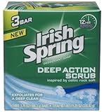 Deep Action Scrub Deodorant Soap by Irish Spring, 3 Count by...