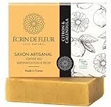 Écrin de Fleur - Feste Bio-Seife mit Zitronen und Ringelblumen,...