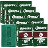 Chandrika Seifen 75 g Riegel (10 Stück)