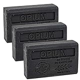 Maison du Savon - 3er-Set Seifen mit Sheabutter, Opium, 3x125 g