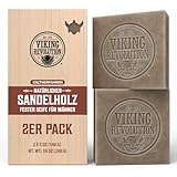 Viking Revolution - Duschseife Männer - Sandelholzseife - Festes...