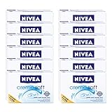 NIVEA Creme Soft Creme Seife, 12er Pack (12 x 100 g) Handwäsche...