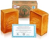 GRÜNE VALERIE® Original Aleppo Seife Set 2 x 200g (400g+) mit...