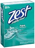 Zest 8-Bar Bath Size Soap, Aqua, 4 Ounce by Zest