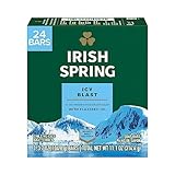 Irish Spring Men's Deodorant Soap Bar, Icy Blast - 24 Count