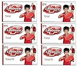 6 x Bars Of Lifebuoy Total Action Family Soap Bar Deep Cleansing...