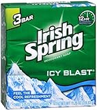 Irish Spring Deodorant Bar Seifen, Eisige Luft, 3,75 oz-Barren, 3...