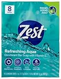 Zest 8-Bar Bath Size Soap, Aqua, 4 Ounce by Zest
