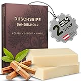 larum sports feste Duschseife Männer Sandelholz, festes...