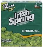 Irish Spring Bath Bar Soap, Original, 3,75 oz. Bars, 12-count by...