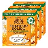 3 x Garnier ultra-süßes Shampoo mit nährenden Ölen Argan- und...