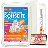 Zenicolor 1kg Glycerinseife transparent zum Seife selber Machen I...