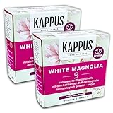 2 er Pack Kappus Luxusseife White Magnolia 2 x 125g Seifenstück
