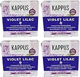 4er Pack Kappus Flieder(Violet Lilac) Seife 4x125g