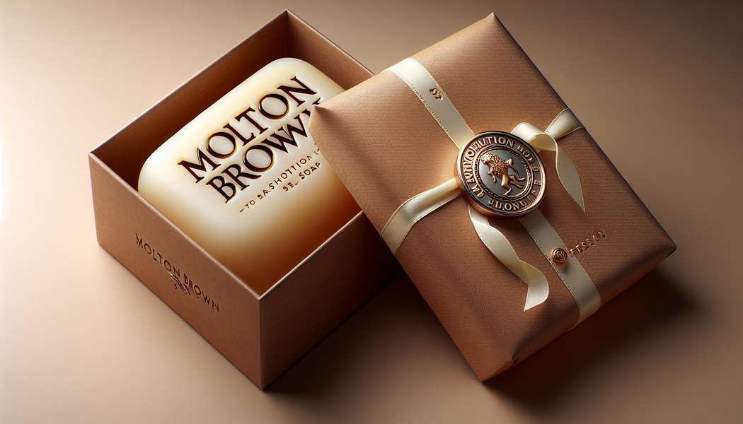 Verpackungsdesign und visuelle Markenästhetik - Molton Brown Seife